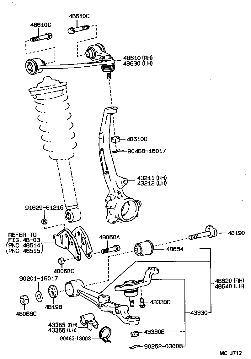  CELSIOR |  FRONT AXLE ARM STEERING KNUCKLE