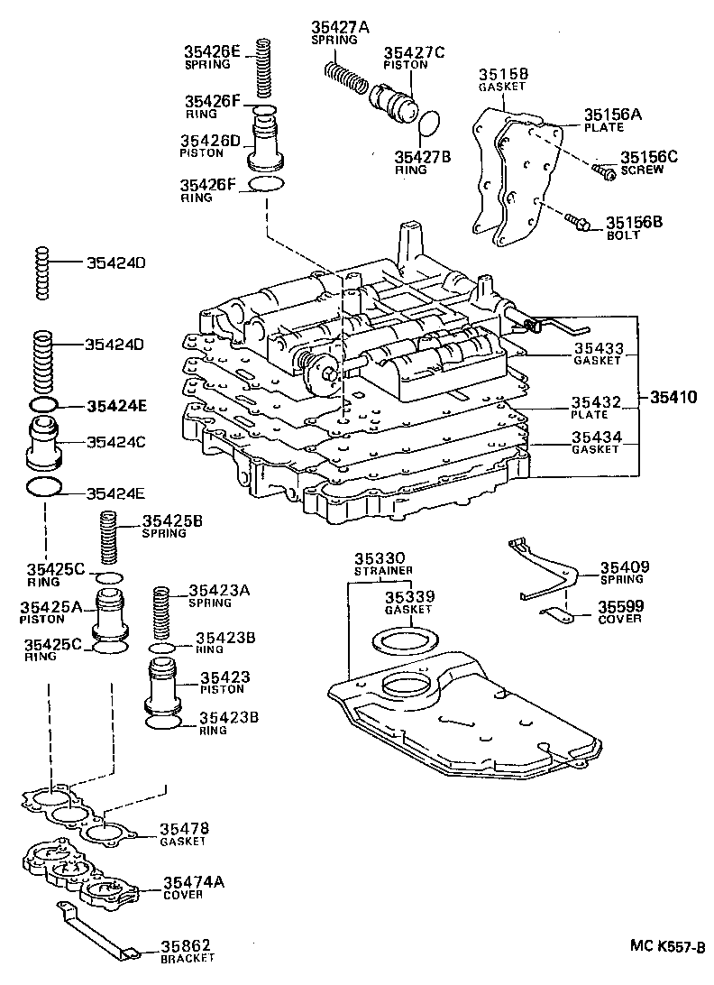  SERA |  VALVE BODY OIL STRAINER ATM