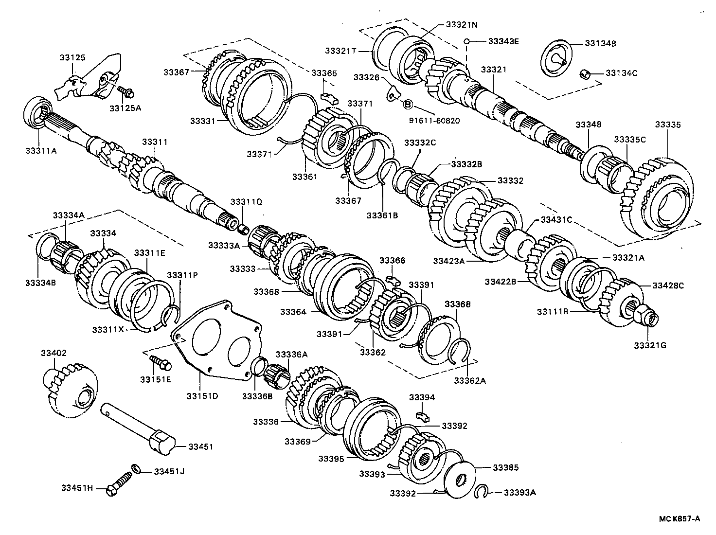  CARINA FF |  TRANSMISSION GEAR MTM