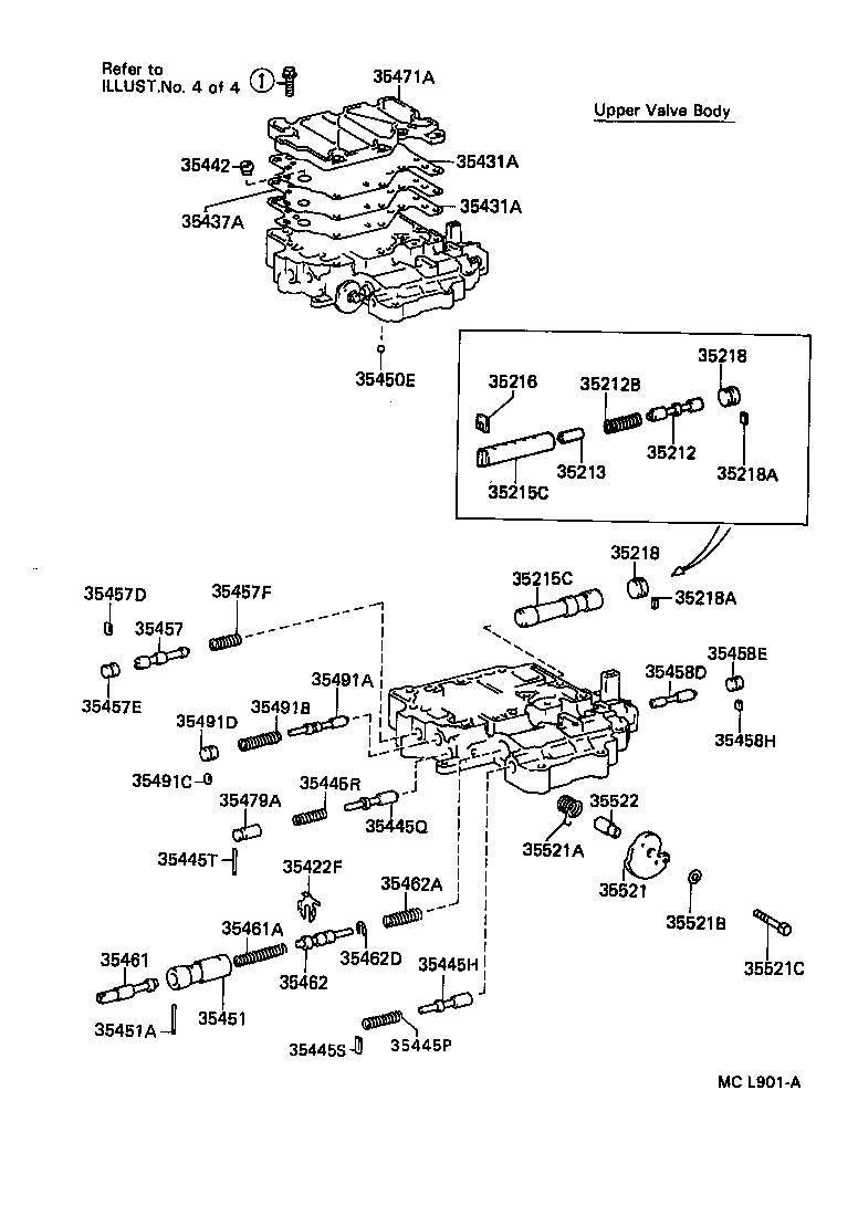  STARLET |  VALVE BODY OIL STRAINER ATM