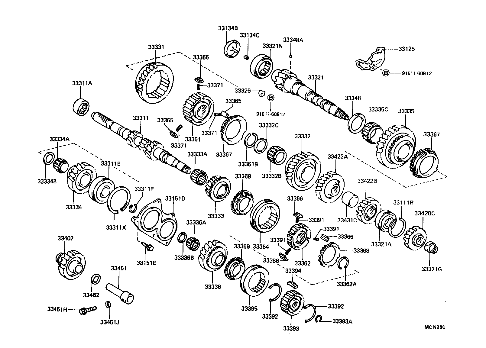  CARINA FF |  TRANSMISSION GEAR MTM