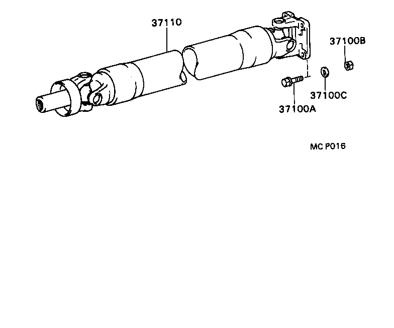  MARK 2 |  PROPELLER SHAFT UNIVERSAL JOINT