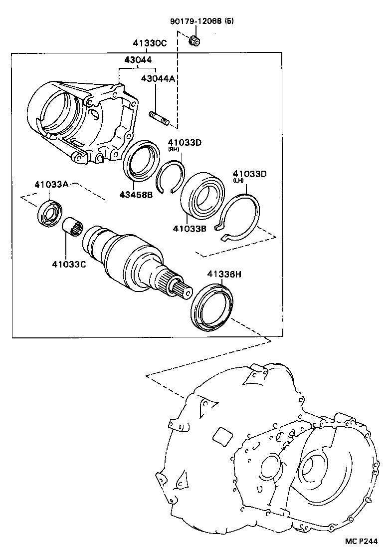  CYNOS |  FRONT AXLE HOUSING DIFFERENTIAL