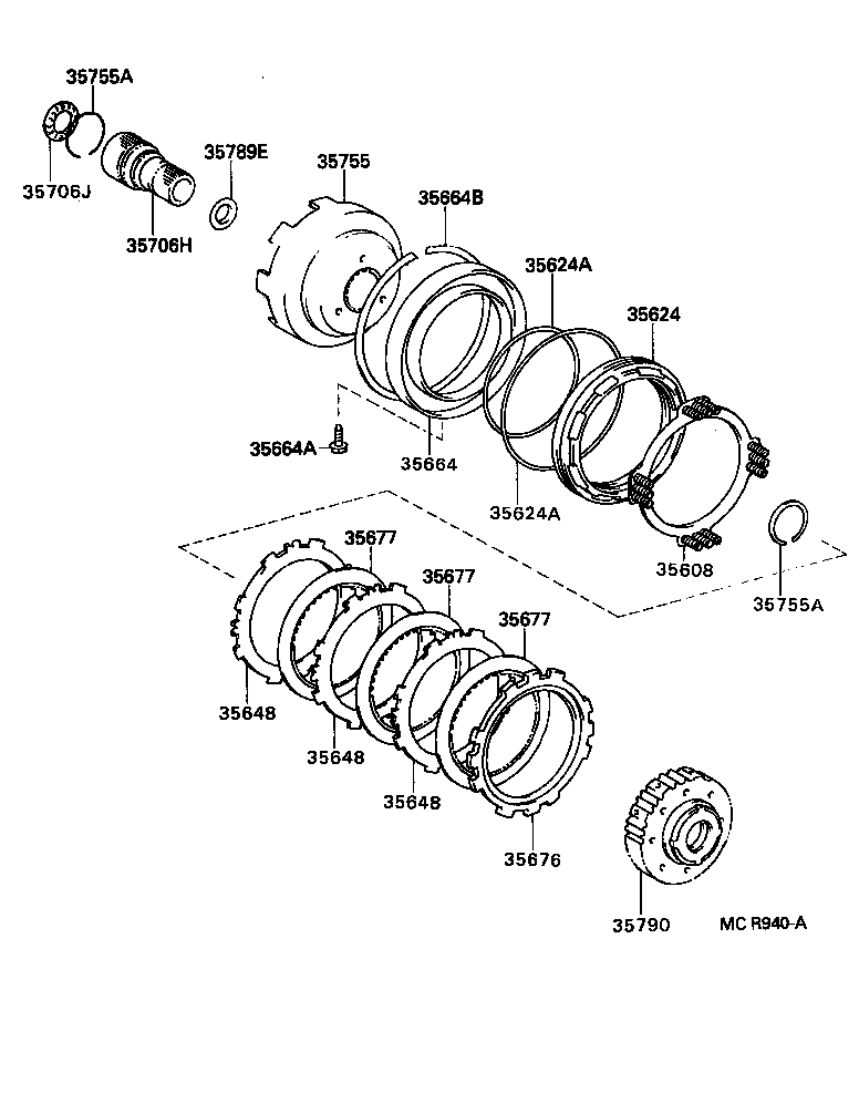  CORONA |  CENTER SUPPORT PLANETARY SUN GEAR ATM