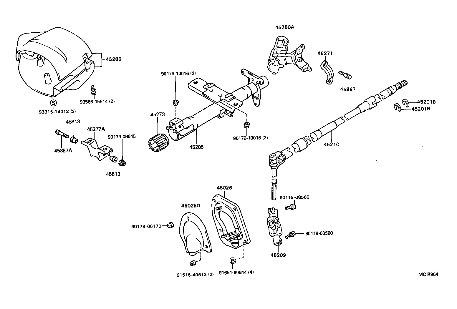  CYNOS |  STEERING COLUMN SHAFT