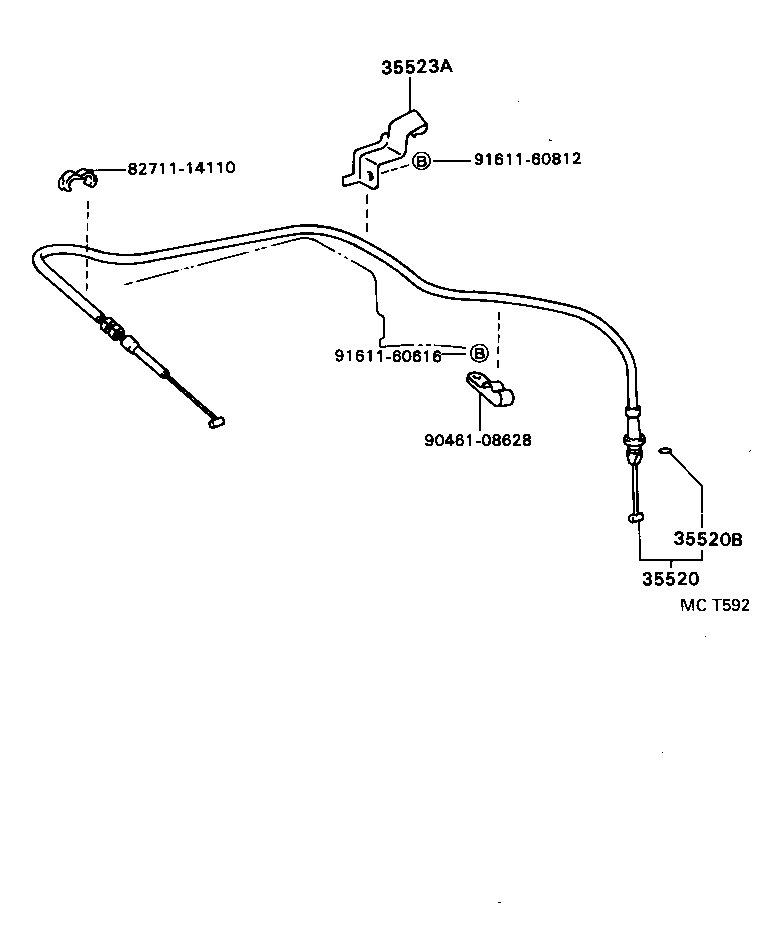  HILUX |  THROTTLE LINK VALVE LEVER ATM