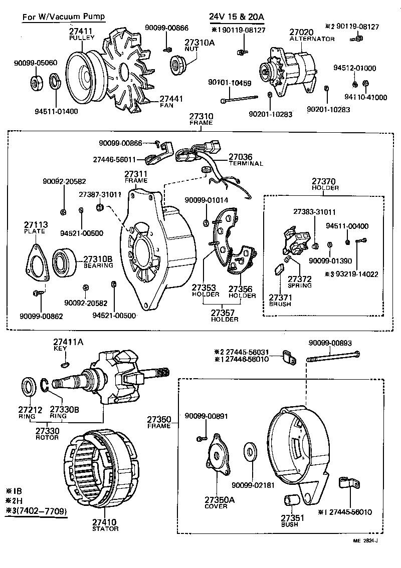  LAND CRUISER 40 50 |  ALTERNATOR