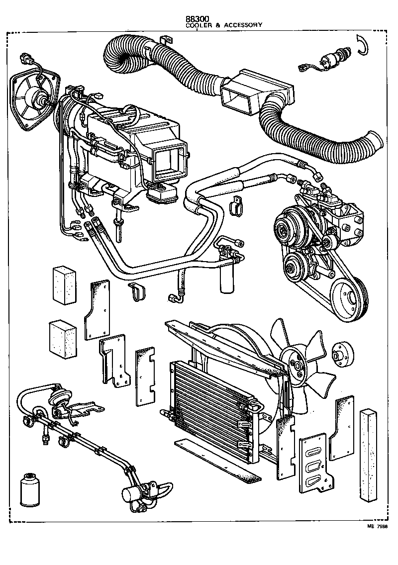  TOYOACE |  HEATING AIR CONDITIONING SET