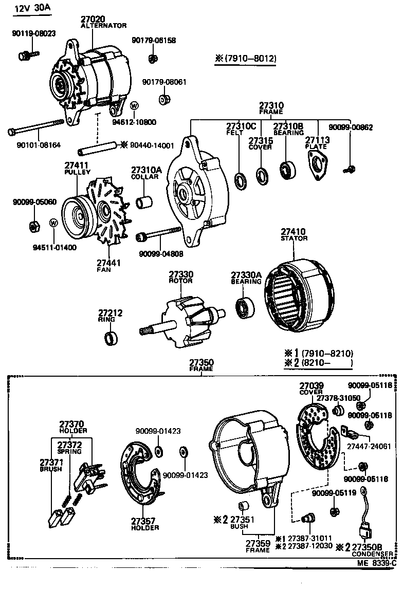  LITE TOWNACE TRUCK |  ALTERNATOR