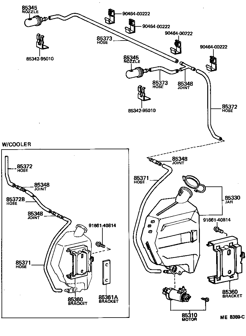  LITE TOWNACE TRUCK |  WINDSHIELD WASHER