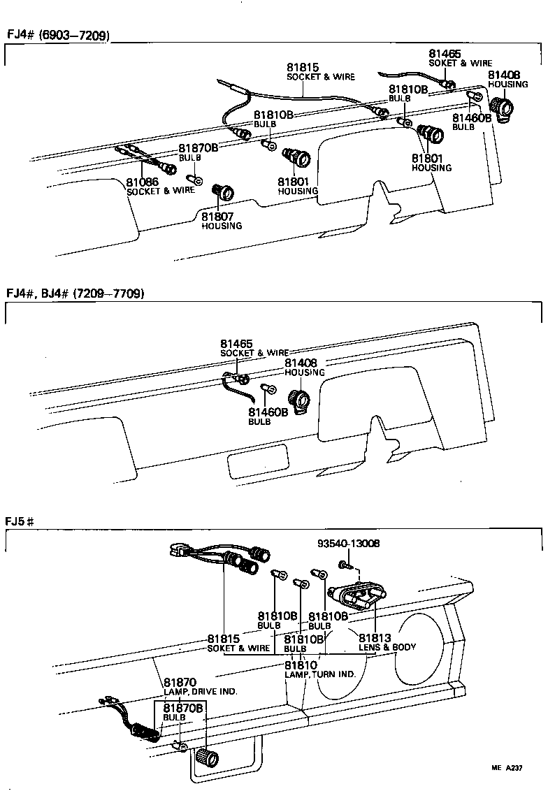  LAND CRUISER 40 50 |  INDICATOR