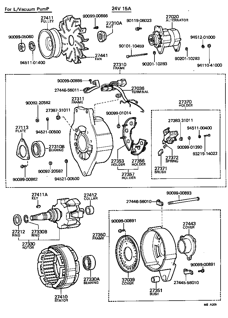  LAND CRUISER 40 50 |  ALTERNATOR