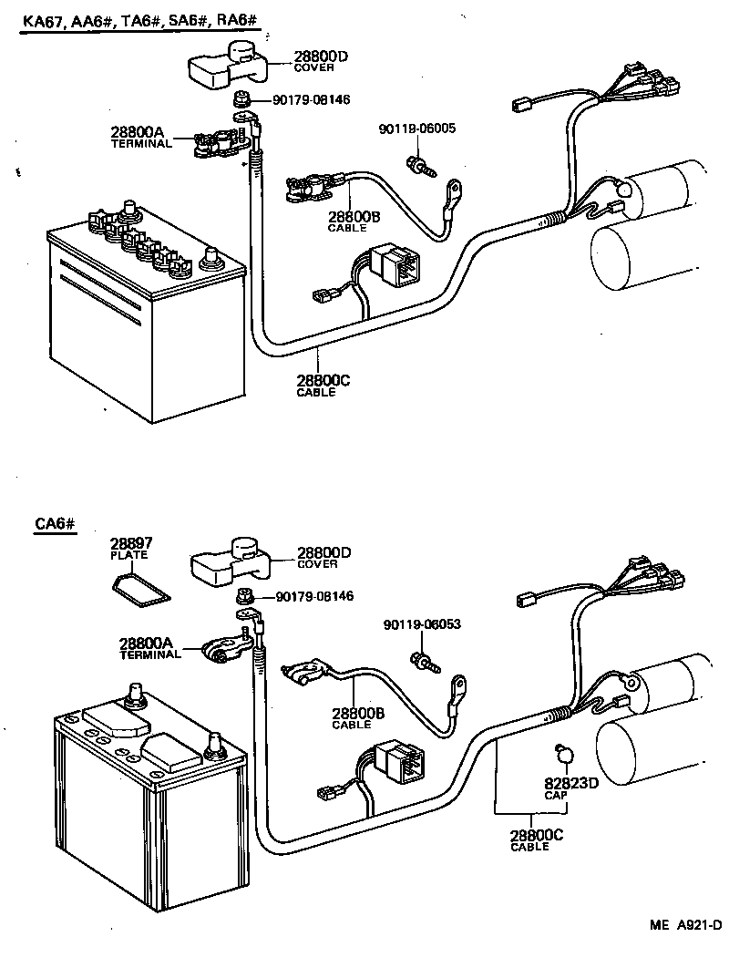  CARINA FR |  BATTERY BATTERY CABLE