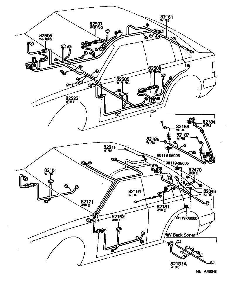  CARINA FR |  WIRING CLAMP