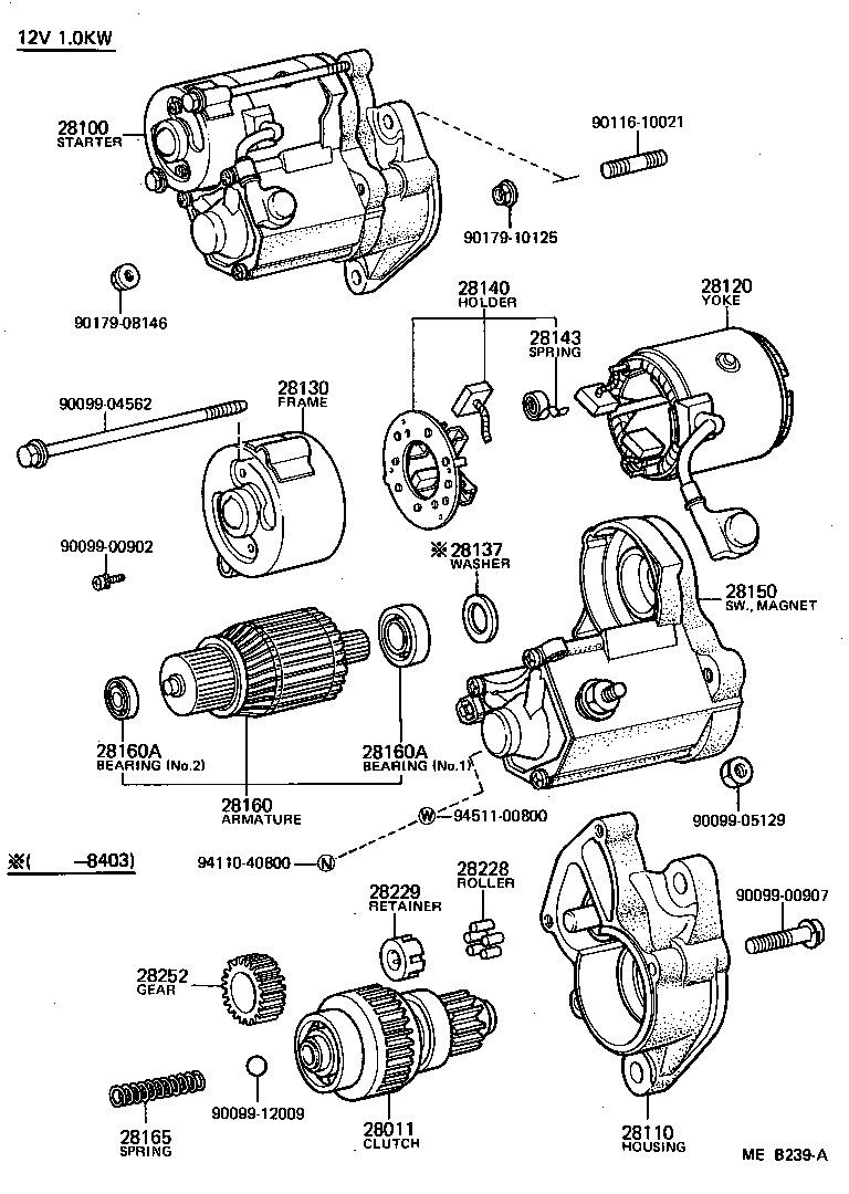  TOYOACE |  STARTER