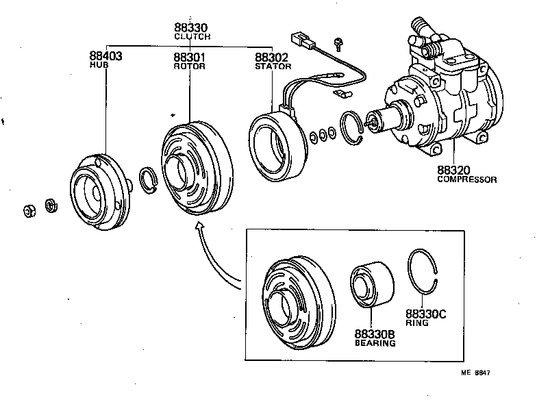  CARINA FR |  HEATING AIR CONDITIONING COMPRESSOR