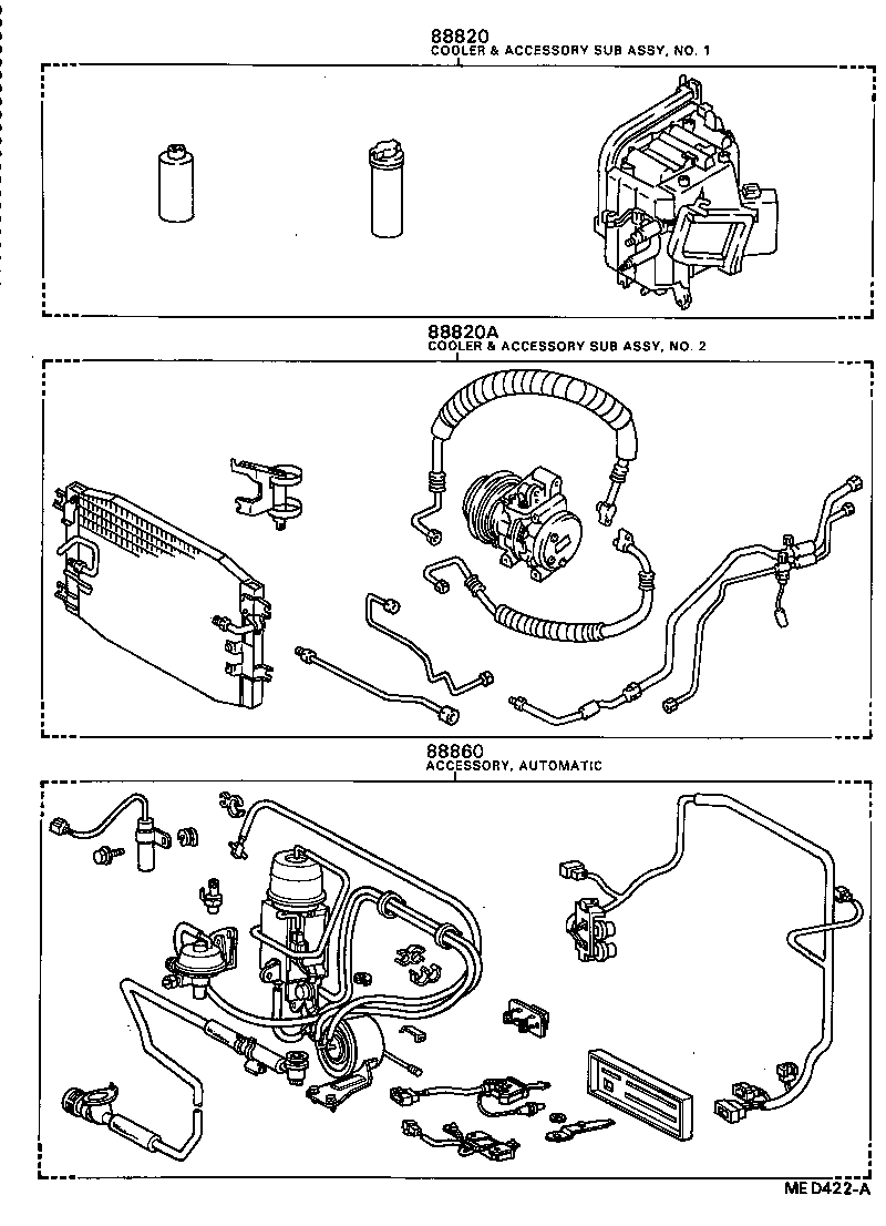  COROLLA |  HEATING AIR CONDITIONING SET