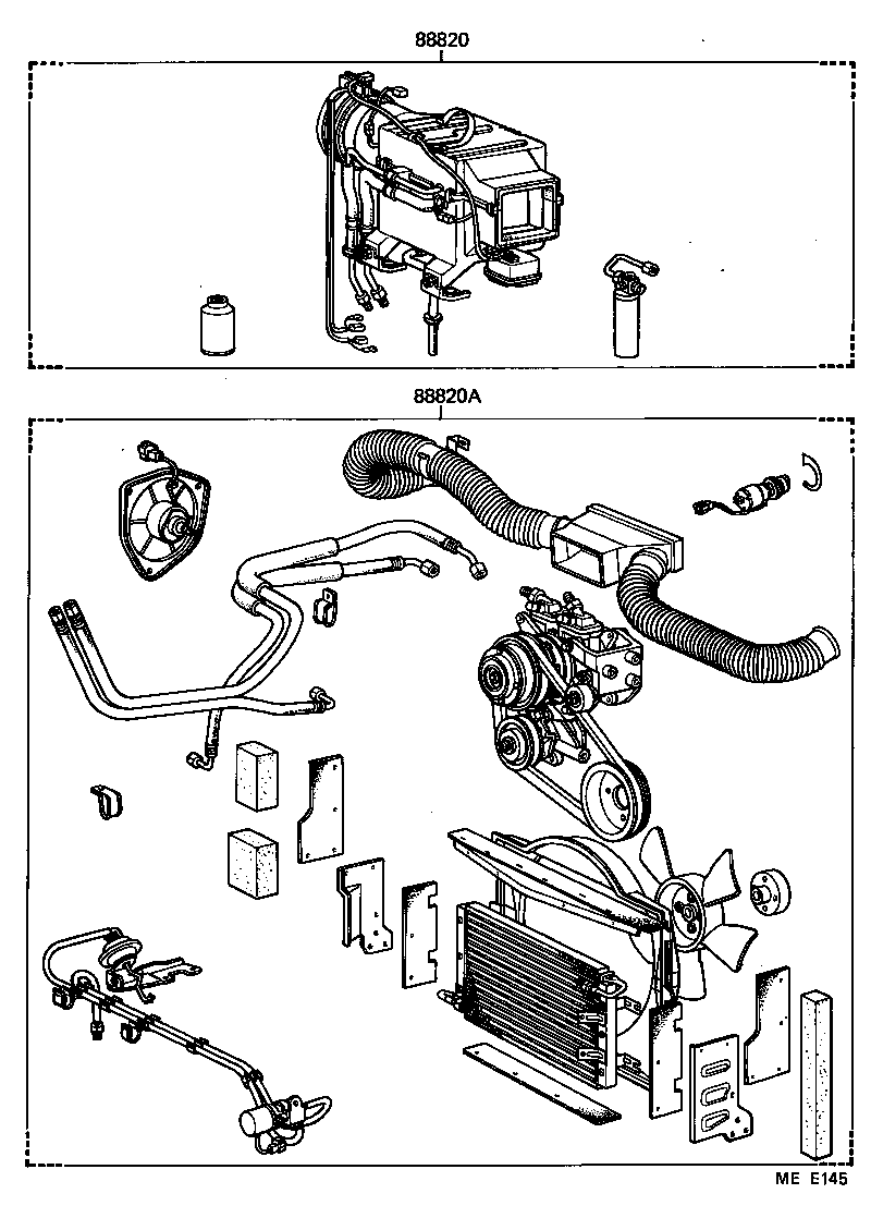  TOYOACE |  HEATING AIR CONDITIONING SET