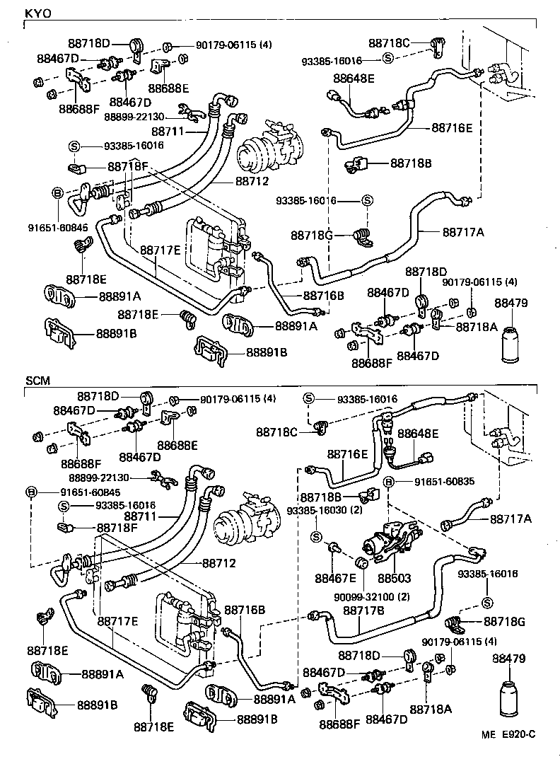  CRESTA |  HEATING AIR CONDITIONING COOLER PIPING