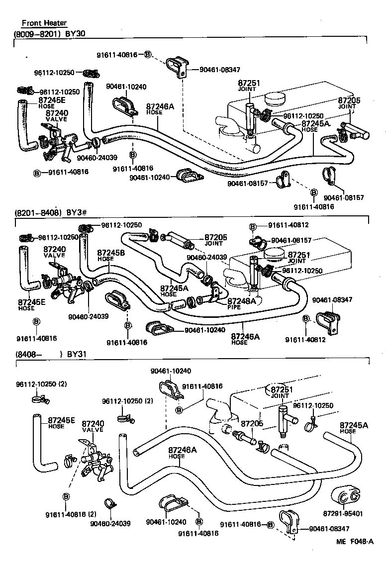  TOYOACE |  HEATING AIR CONDITIONING WATER PIPING