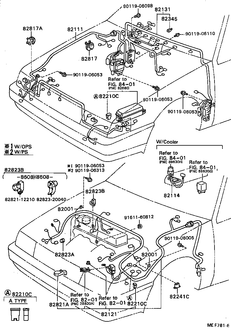  COROLLA |  WIRING CLAMP