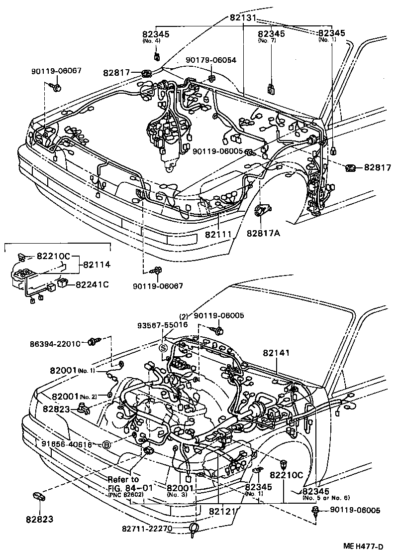  CAMRY VISTA |  WIRING CLAMP