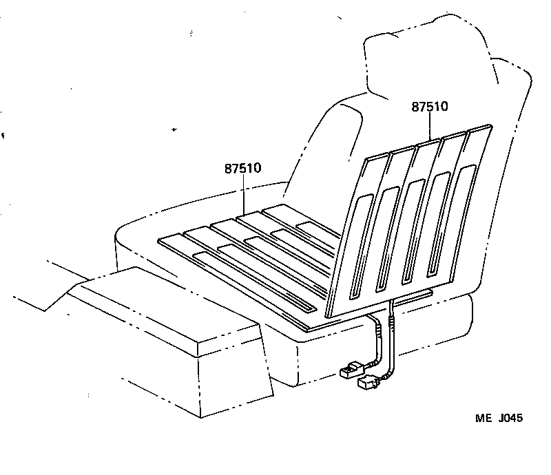  CARINA FR |  SEAT MOTOR SEAT HEATER