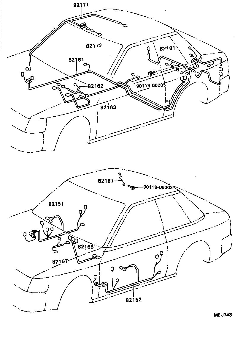  CORONA FF COUPE |  WIRING CLAMP