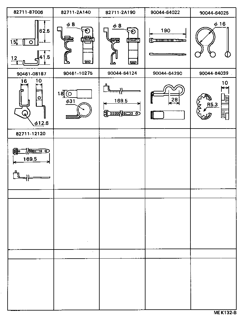  BLIZZARD |  WIRING CLAMP