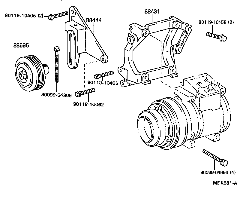  SOARER |  HEATING AIR CONDITIONING COMPRESSOR