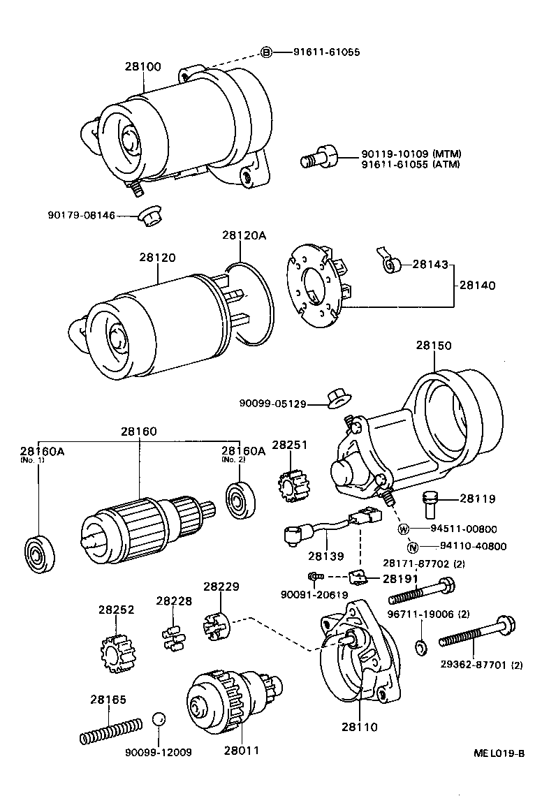  CAMRY VISTA |  STARTER