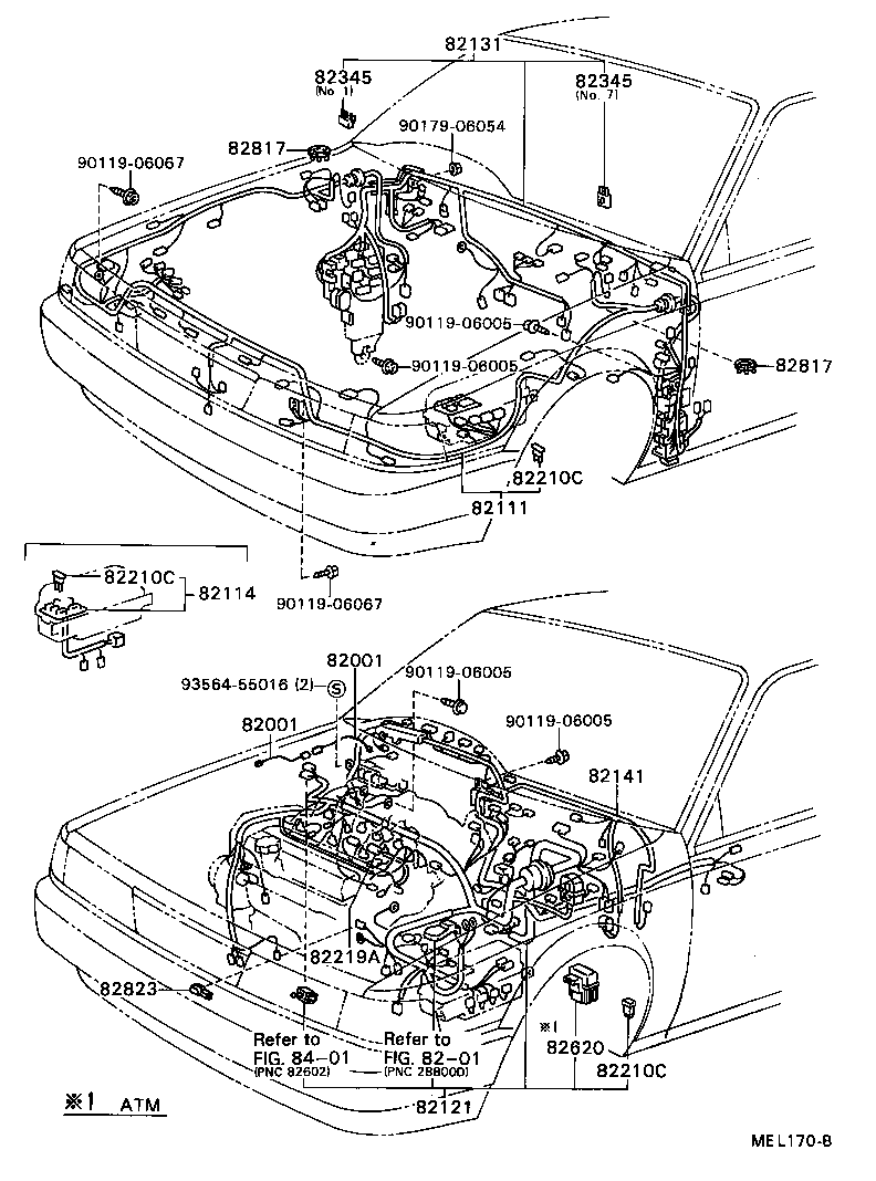  CAMRY VISTA |  WIRING CLAMP