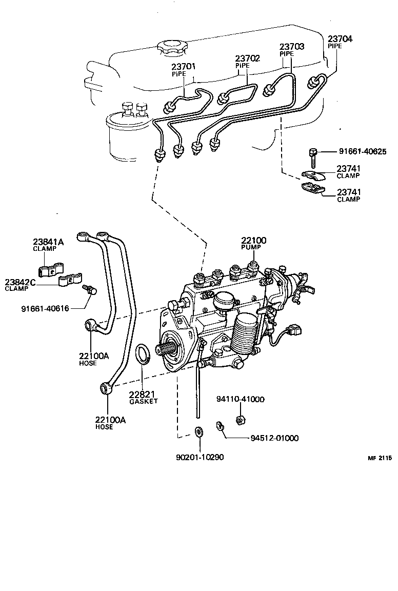  LAND CRUISER 40 50 |  INJECTION PUMP ASSEMBLY