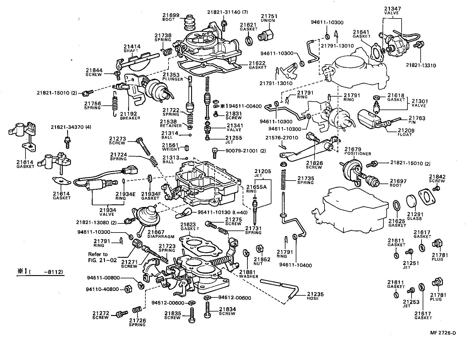  COROLLA |  CARBURETOR