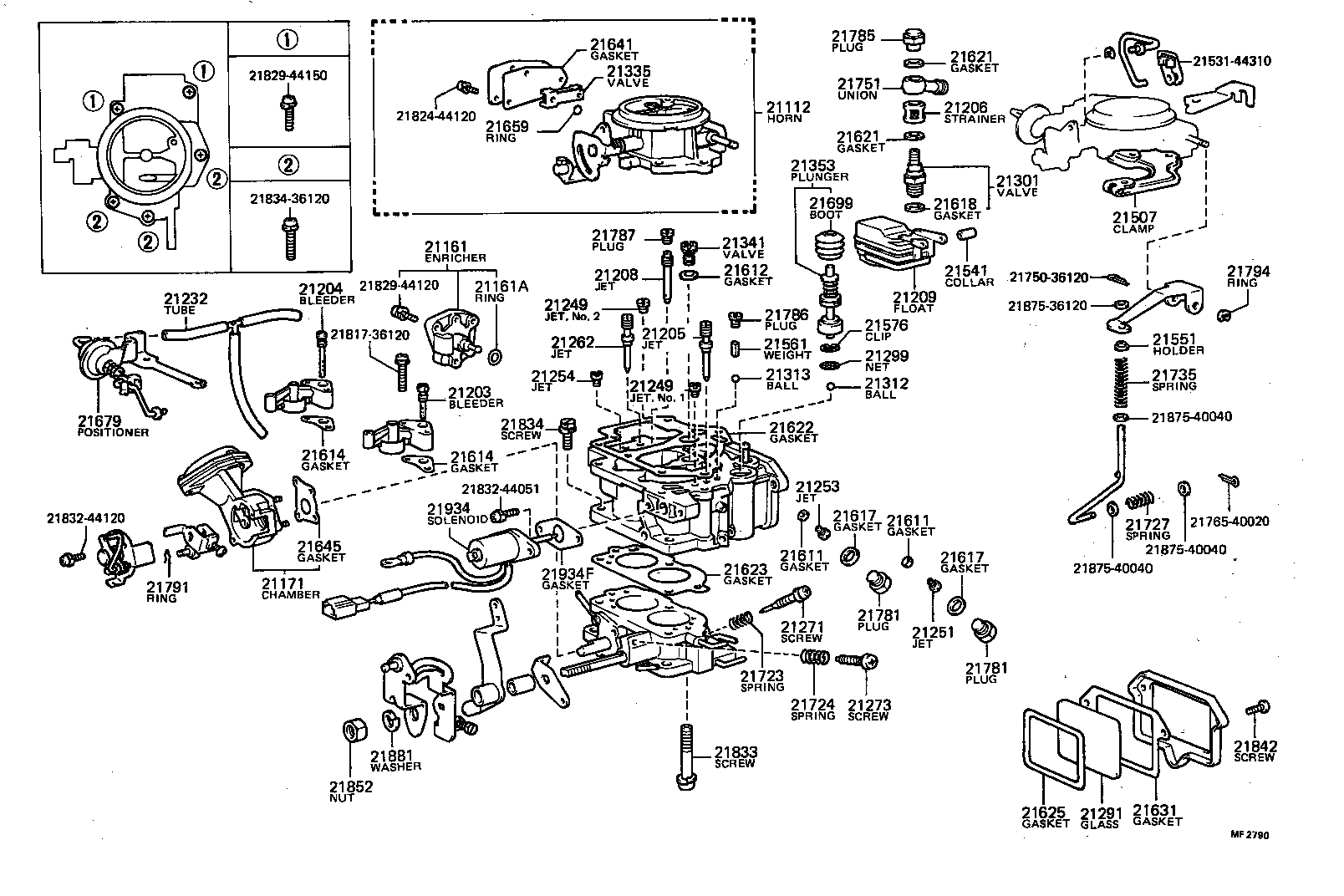  TOYOACE |  CARBURETOR