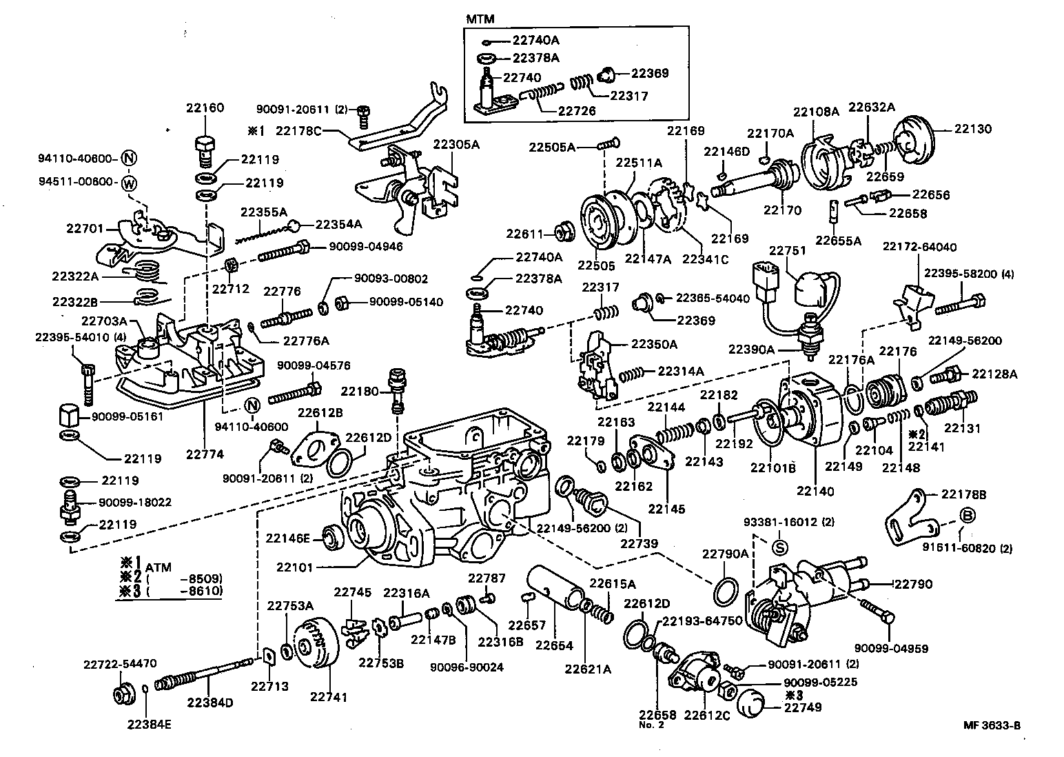  COROLLA |  INJECTION PUMP BODY