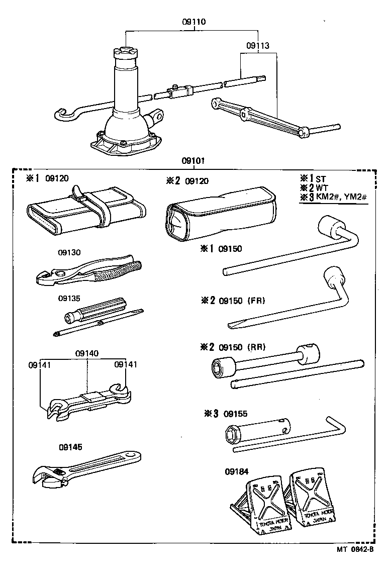  LITE TOWNACE TRUCK |  STANDARD TOOL