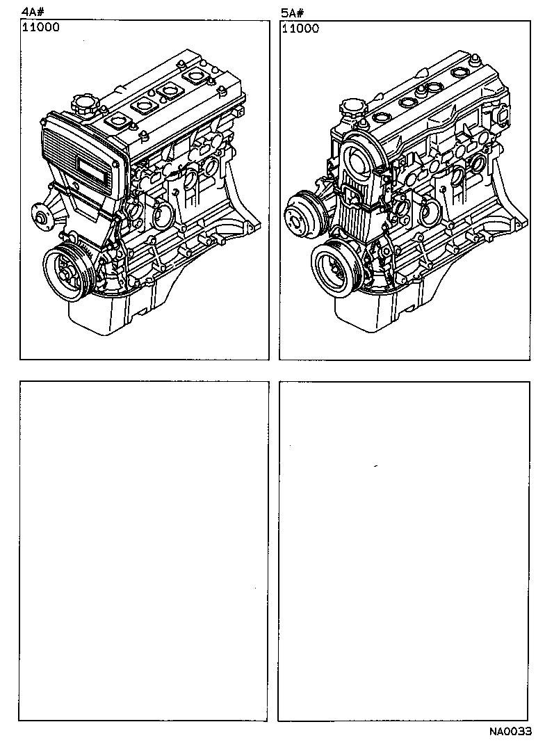  COROLLA LEVIN |  PARTIAL ENGINE ASSEMBLY