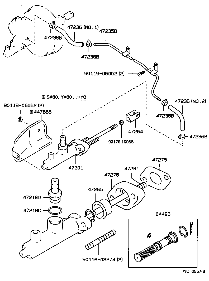  CHASER |  BRAKE MASTER CYLINDER