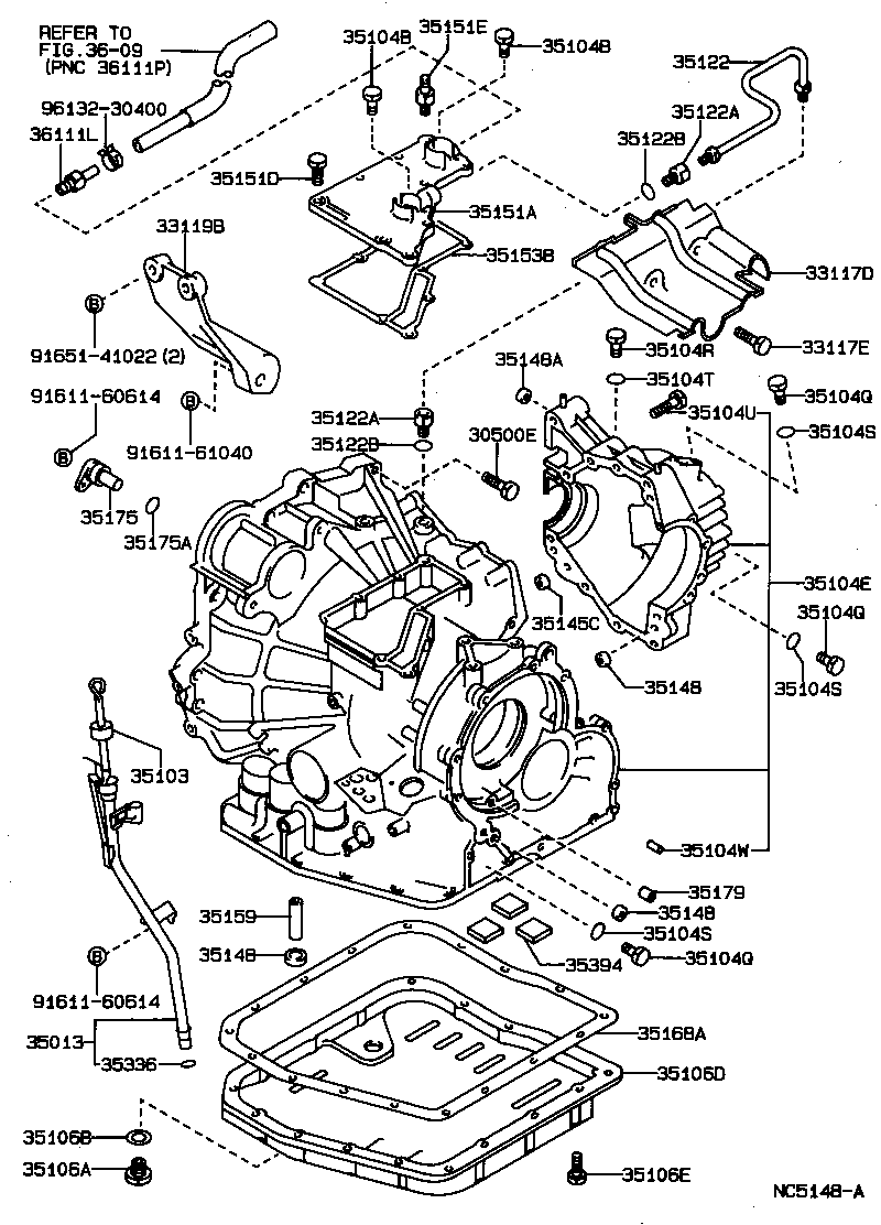  CAMRY VISTA |  TRANSMISSION CASE OIL PAN ATM