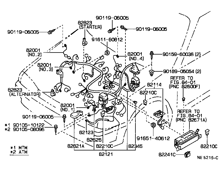  CARINA FF |  WIRING CLAMP