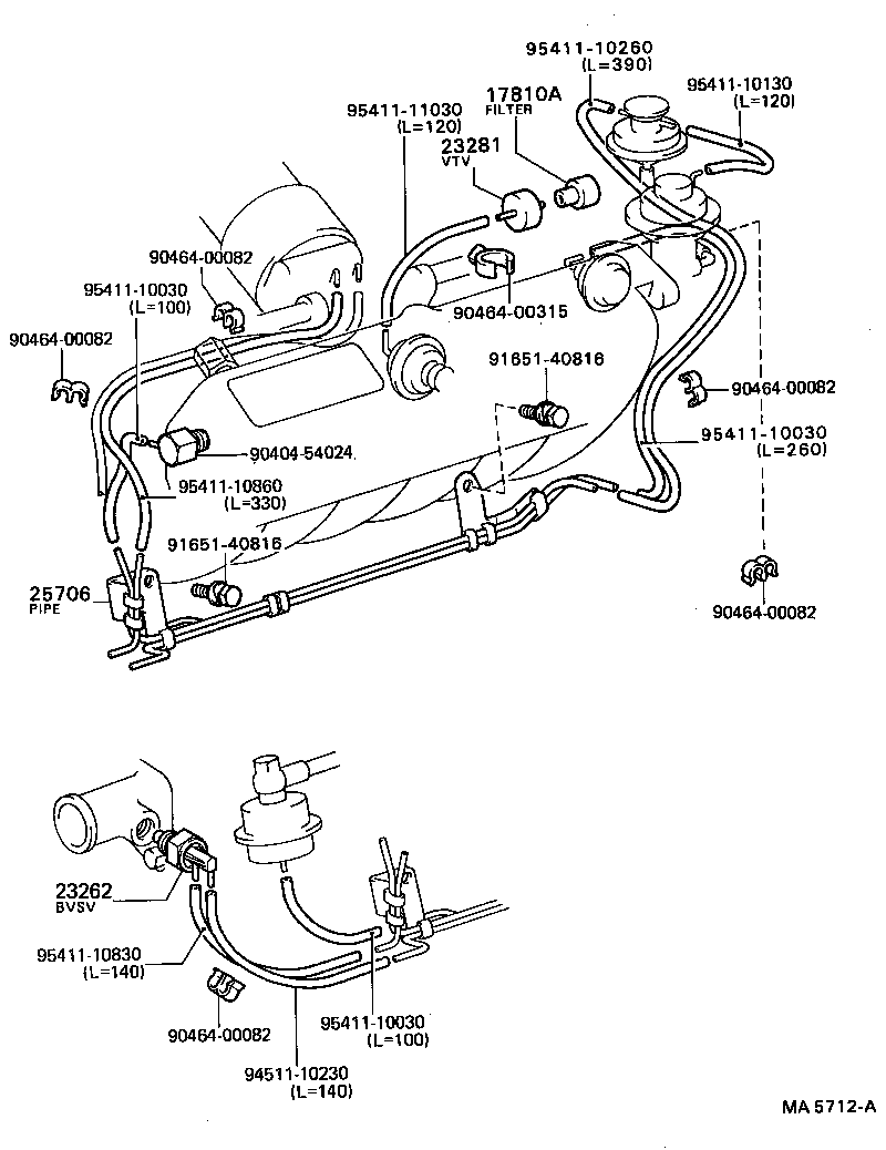  SOARER |  VACUUM PIPING