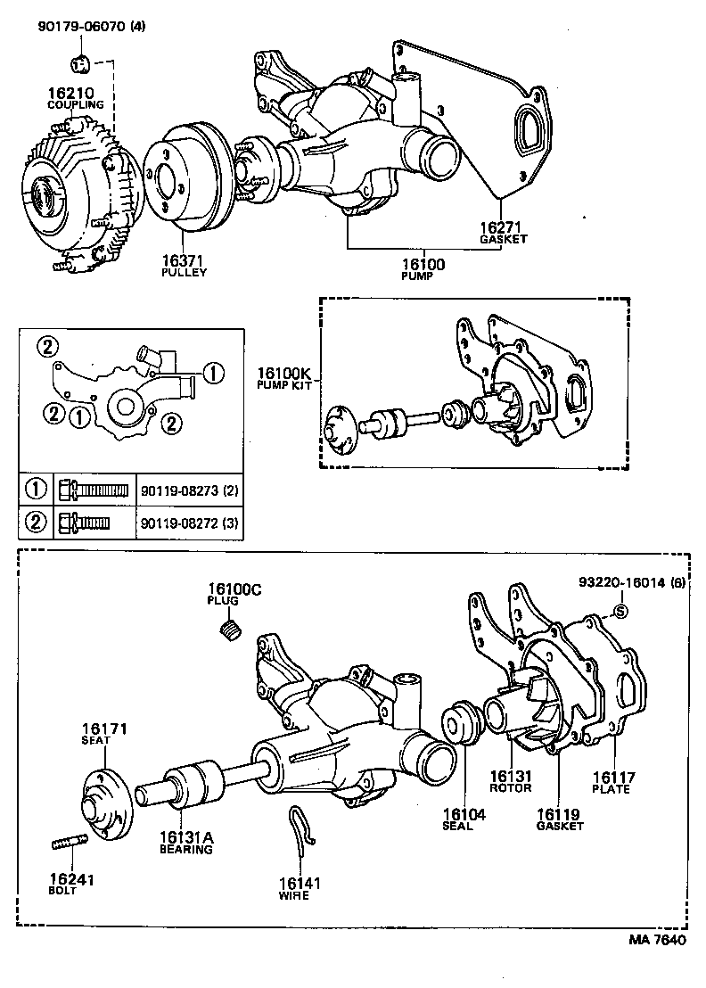  TOYOACE |  WATER PUMP