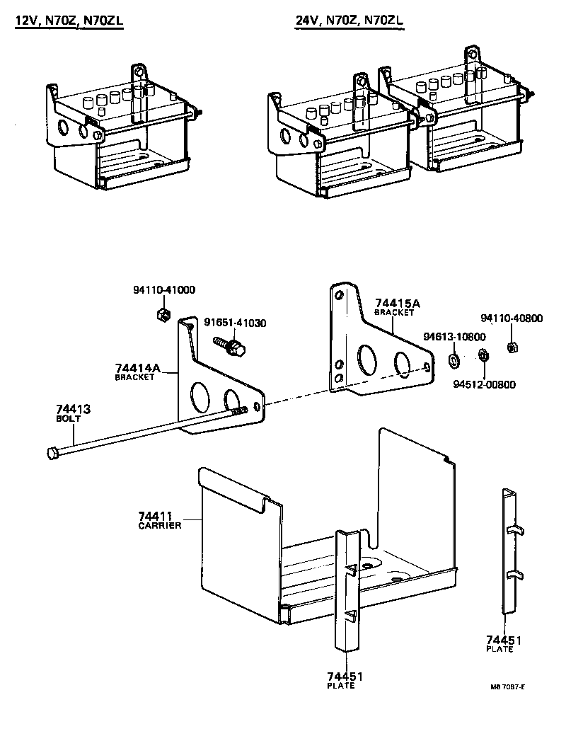  DYNA |  BATTERY CARRIER