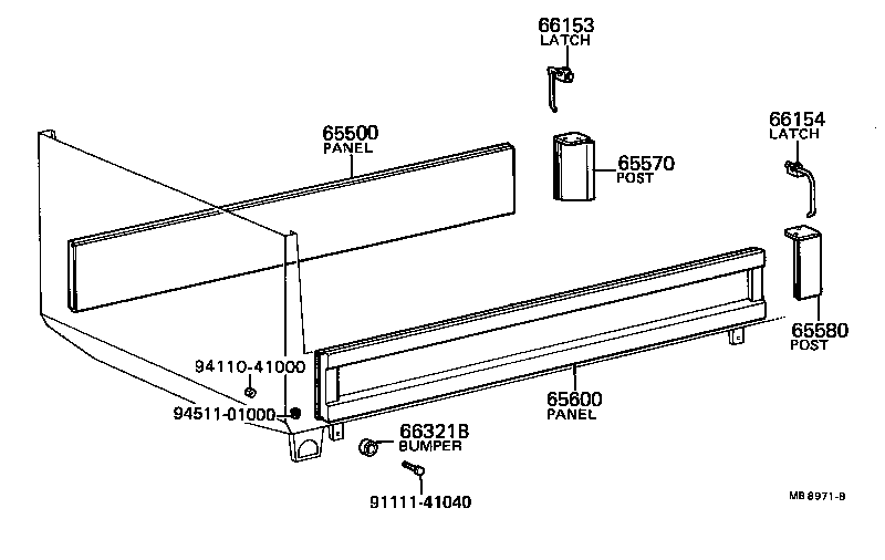  DYNA |  REAR BODY SIDE PANEL