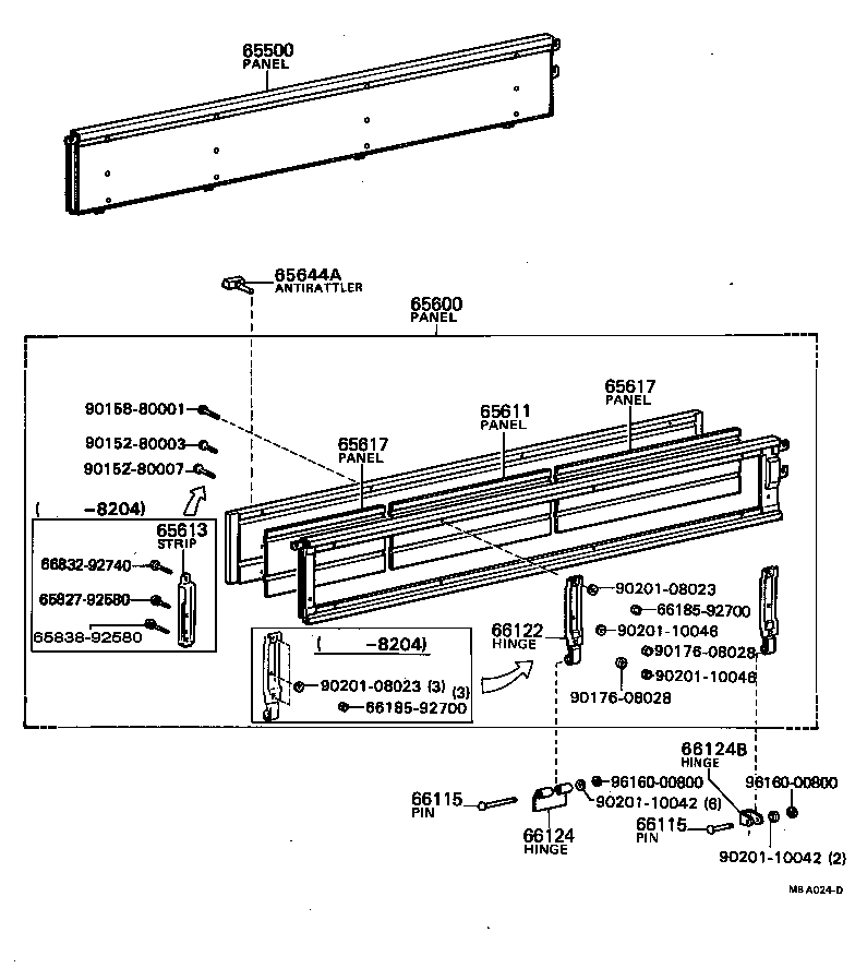  DYNA |  REAR BODY SIDE PANEL