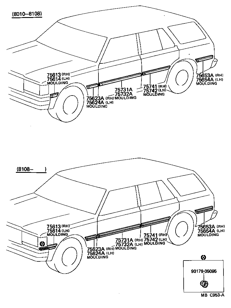  CROWN |  SIDE MOULDING