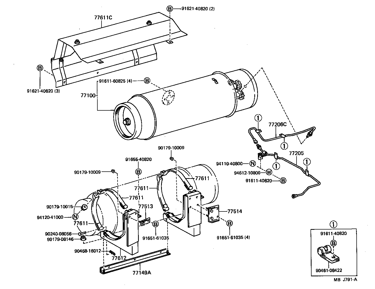  TOYOACE DYNA |  FUEL TANK TUBE