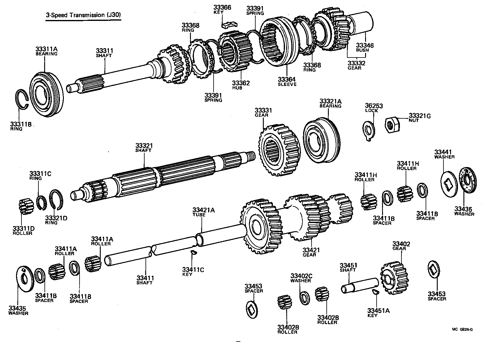  LAND CRUISER VAN |  TRANSMISSION GEAR MTM