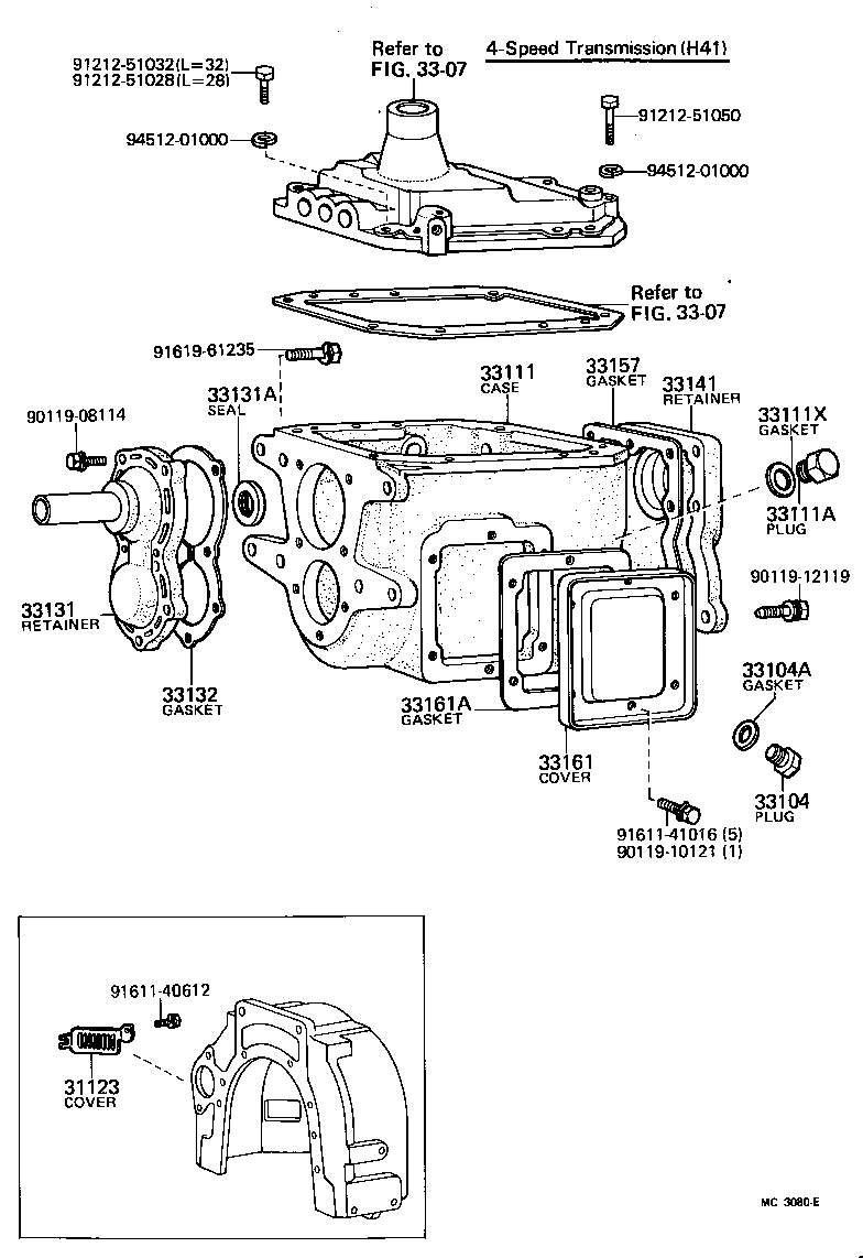  LAND CRUISER VAN |  CLUTCH HOUSING TRANSMISSION CASE MTM